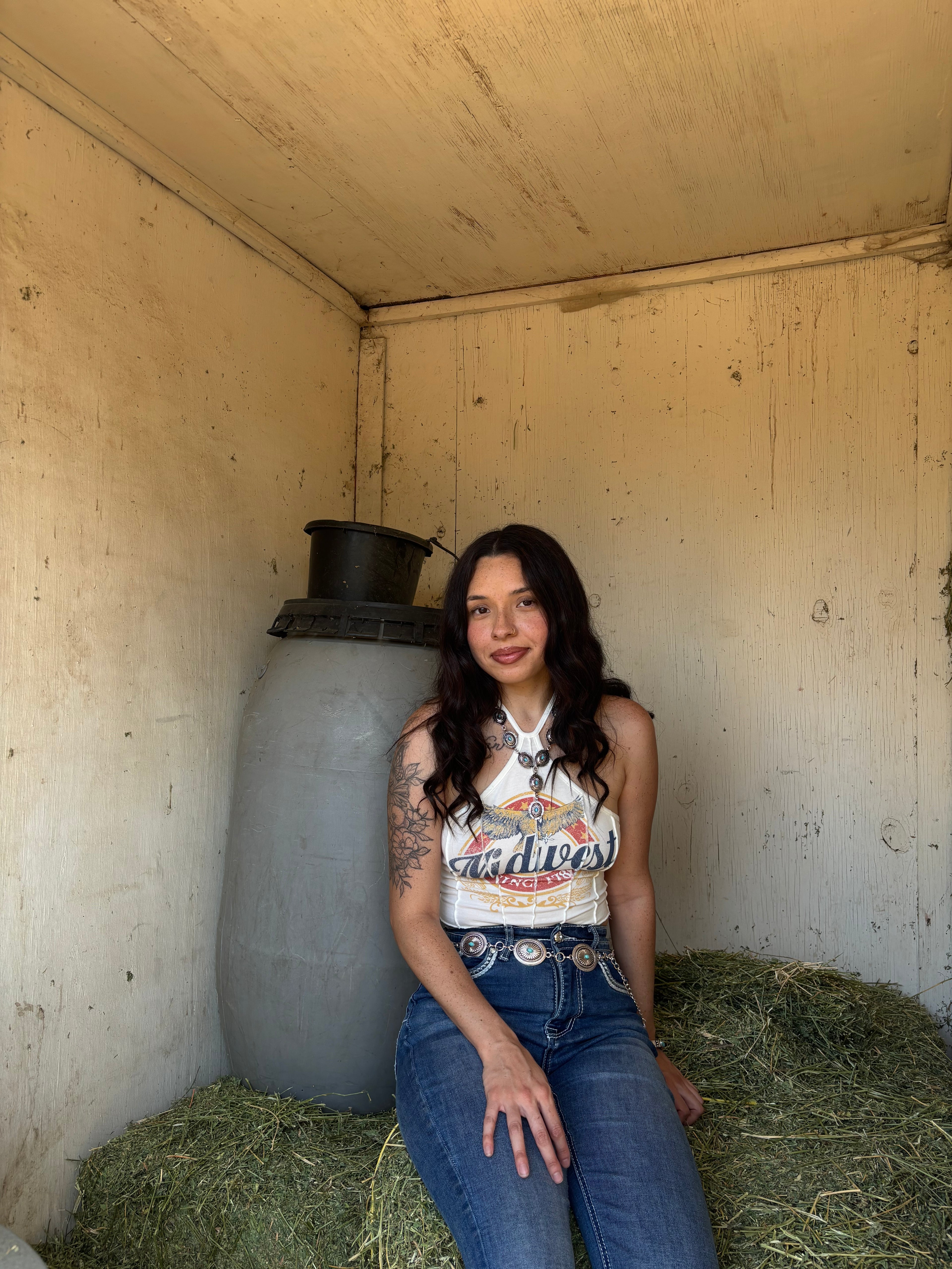 Midwest West Eagle Halter Top